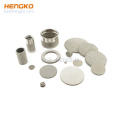 Microns personnalisés Fintered 316L Powder en acier inoxydable ou cartouche de filtre à huile de frittage à mailles